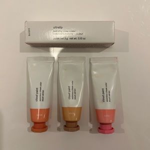 Glossier cloud paint and ultra lip bundle